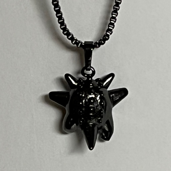 Gengar Pokemon Charm Pendant Necklace Black Adjustable Chain Anime - Picture 4 of 10